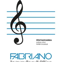 FABRIANO 19100378 hangjegyfüzet A5 16 lap zöld