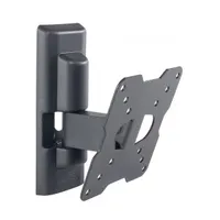 Meliconi FlatStyle ETR100 fekete 14"-25", 20° billentés, 25° forgatás, VESA 50x50-100x100, 20 kg terhelhetőség