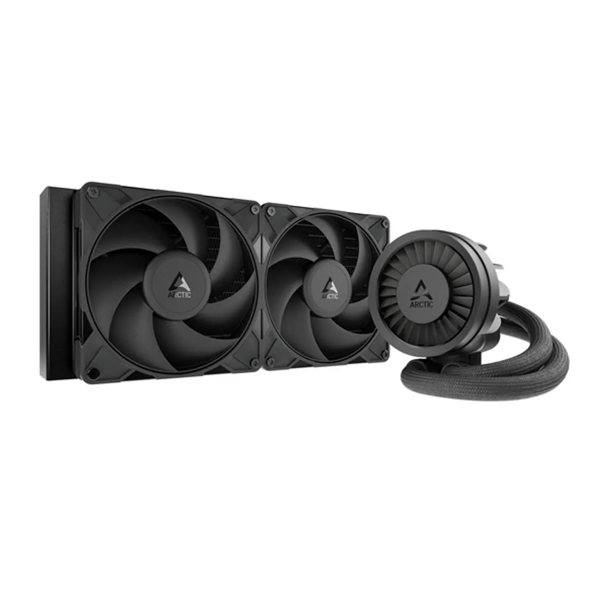 Arctic ACFRE00179A Liquid Freezer III Pro 280 fekete AM4 AM5 LGA1700 LGA1851 PWM 2x140 280 mm radiátor 450 mm cső #1