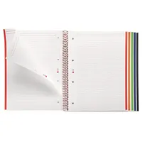 Miquelrius A152381400 Emotions A4 PP 24 lapos piros vonalas spirálfüzet 90 g papír mikroperforált színkódolt lapok #2