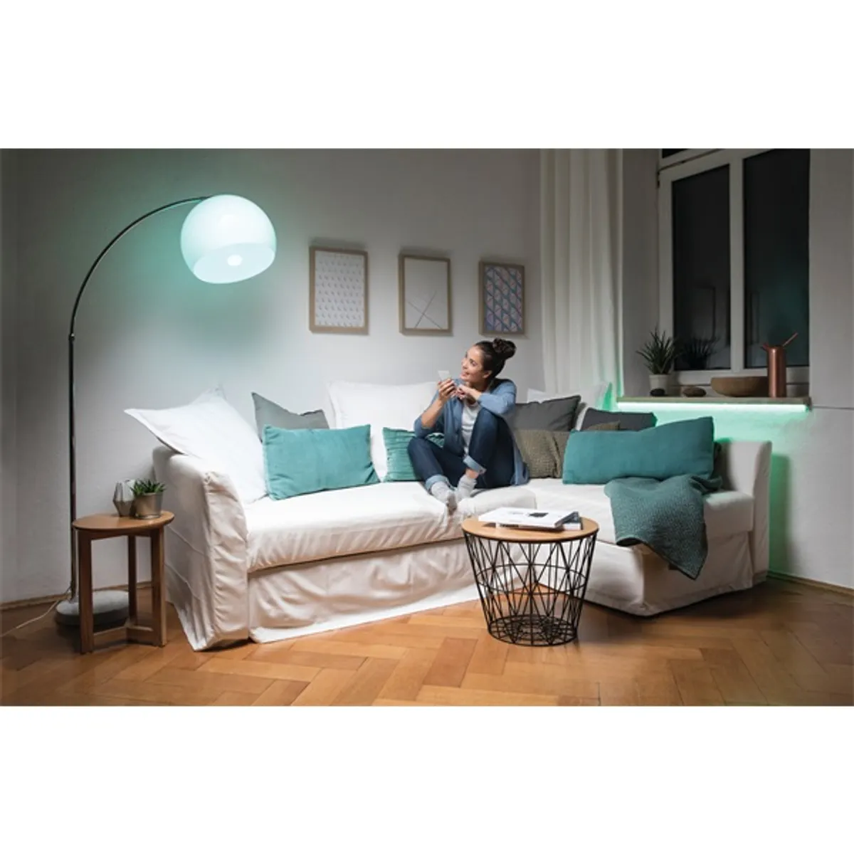 LEDVANCE 4058075045675 Star rgbw led körte 9W 806 lm 2700 K E27 színváltó távirányítható 200 fok #8