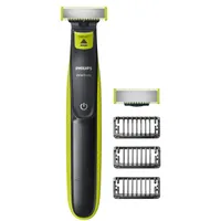 Philips QP2520/30 OneBlade hibrid borotva Beépített akkumulátor, Vezeték nélküli, 45 perc, 8 óra töltés, 1-5 mm, 3 fésű, Grafit-lime #2