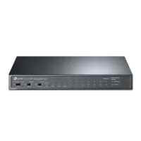 TP-LINK TL-SL1311MP 8x 10-100 Mbps PoE Plus portok, 2x Gigabit RJ45, 1x Gigabit SFP, asztali switch