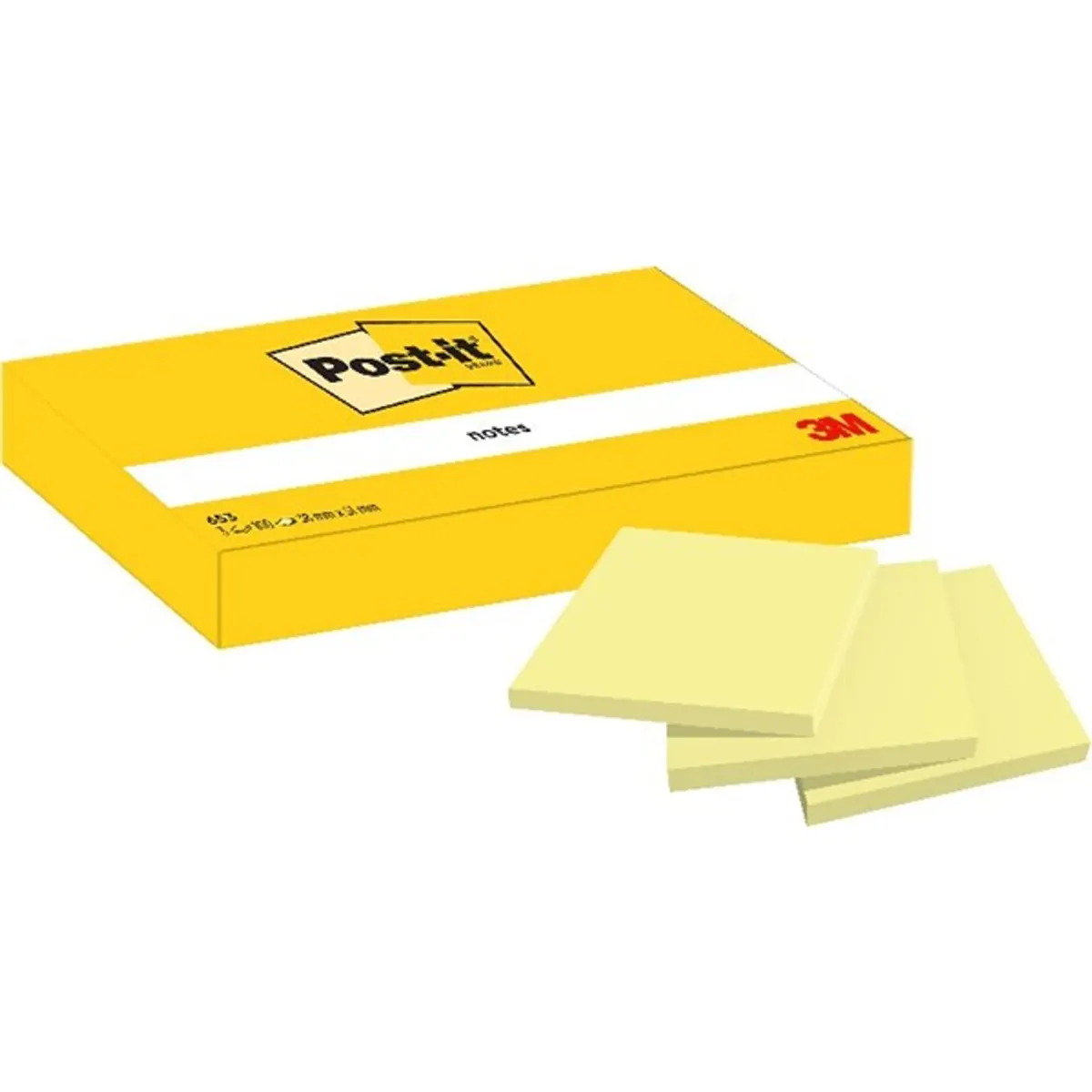 Post-it 7100296172 jegyzettömb sárga 38x51mm öntapadós #1