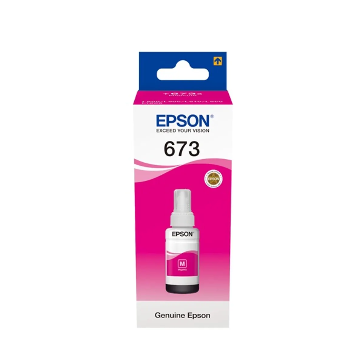 EPSON C13T67334A T6733 tintapatron magenta 70 ml kompatibilis L800 L805 L810 L850 L1800 #1