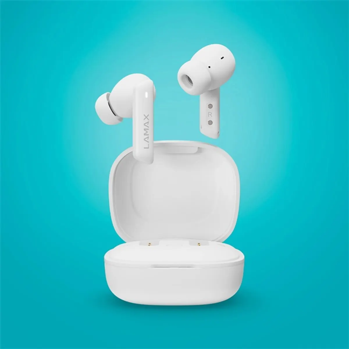 LAMAX LXIHMCPS1ACWA Clips1 ANC True Wireless fülhallgató fehér Bluetooth 5.3 USB-C 10 óra üzemidő tok 380 mAh #3