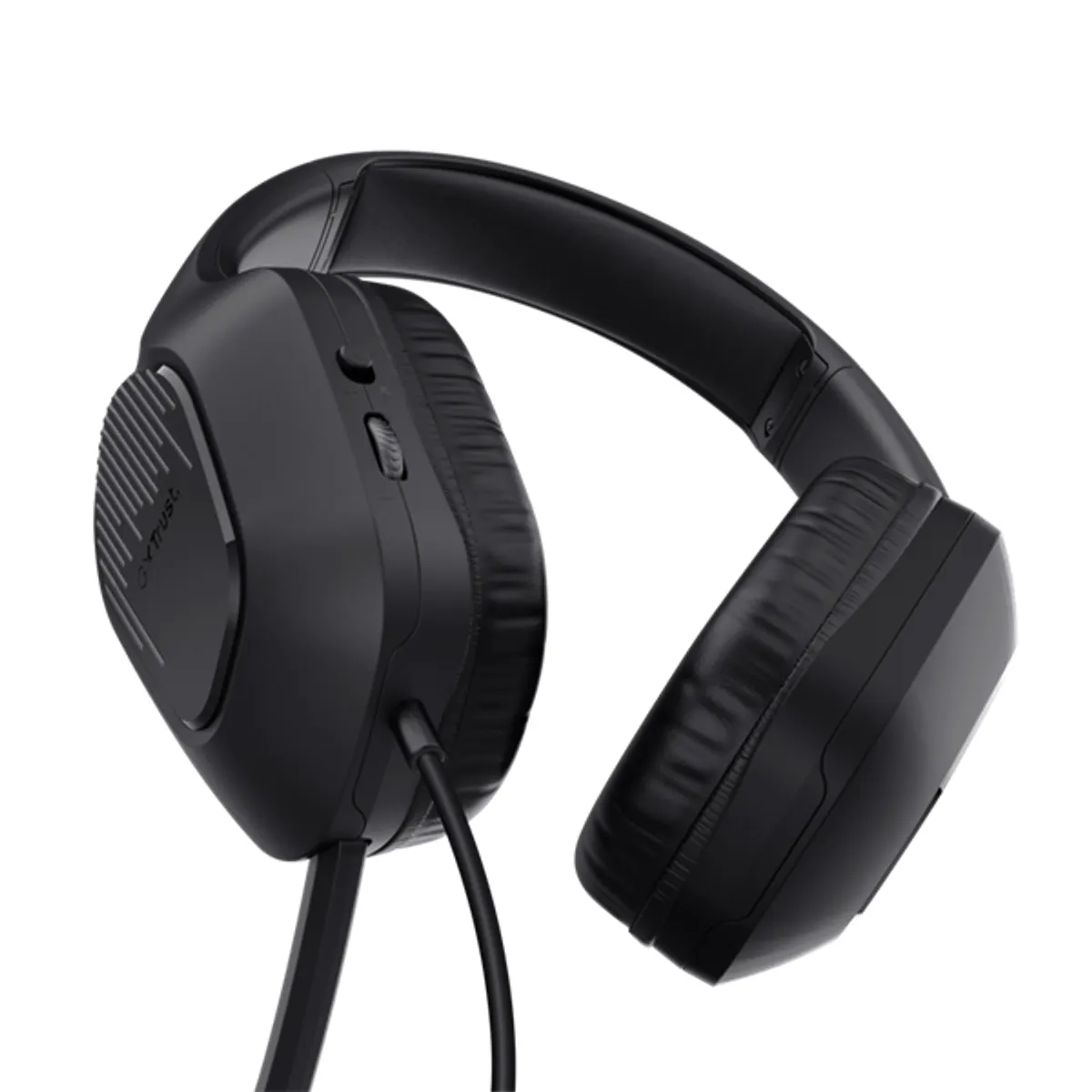 TRUST 24990 GXT 415 Zirox 2.0 headset 50 mm hangszóró 20-20000 Hz 32 ohm 90 dB 3.5 mm jack 200 cm fekete mikrofon 100-17000 Hz #3