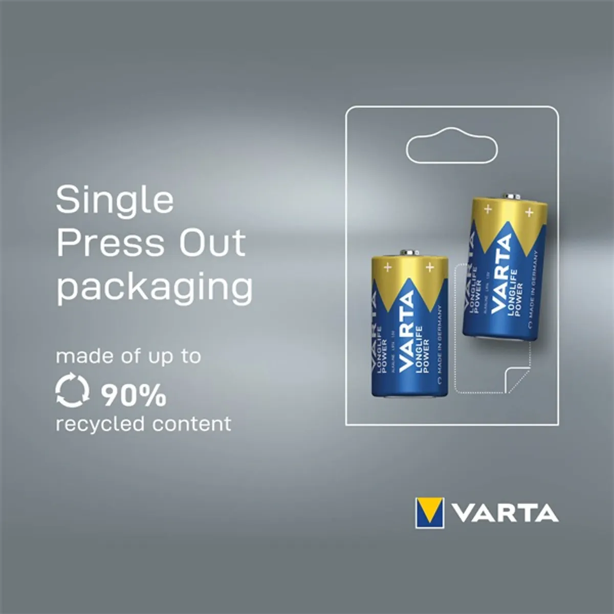 Varta 4914121412 Longlife Power C LR14 elem méret Baby elem típusa alkáli kiszerelés 2db #3