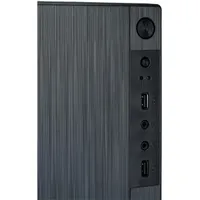 AKYGA AK35BK Micro ATX ház fekete 310x350x175 mm, 2x 3,5" belső hely, 3 ventilátor, USB 2.0 előlapi, mikrofon és fejhallgató, táp nélküli #2