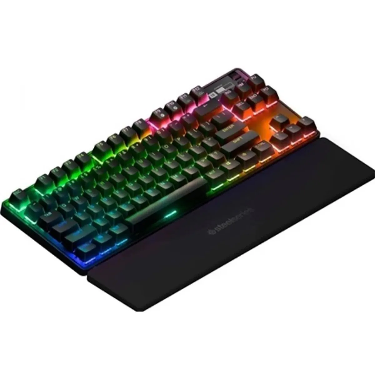 Steelseries 64866 Apex Pro TKL OmniPoint 2.0 állítható kapcsolók OLED kijelző RGB világítás Bluetooth USB fekete #3