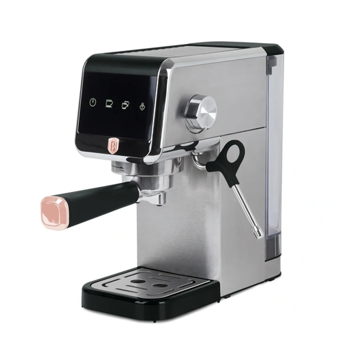 Berlinger Haus BH/9622 eszpresszó kávéfőző 20 bar 1350 W 1,2 L tejhabosító kijelző fekete #1