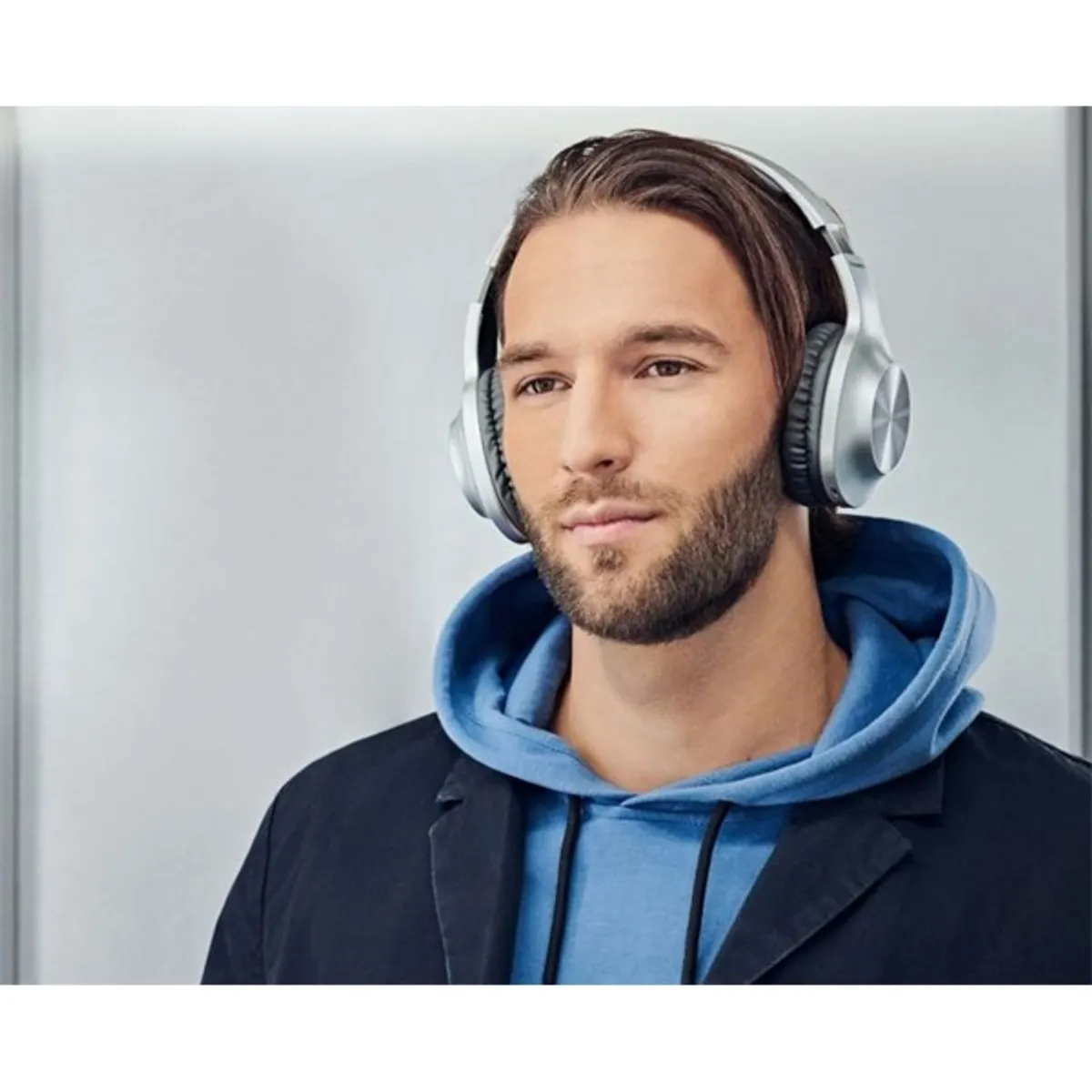 PANASONIC RB-HX220BDES RB-HX220BD ezüst Bluetooth fejhallgató 40 mm 23 óra USB-C összecsukható beépített mikrofon #4