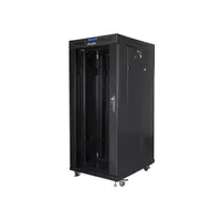 LANBERG FF01-8037-12BL 19" szabadon álló rack 37U 800x1000 üvegajtó LCD fekete #2