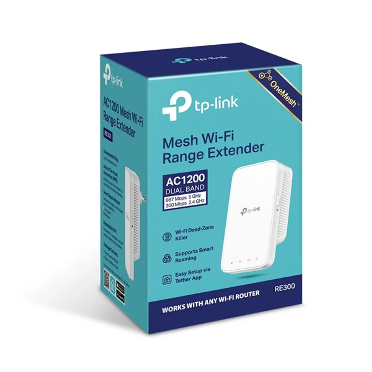 TP-LINK RE300 AC1200 vezeték nélküli kiterjesztő 300Mbps és 867Mbps 802.11ac #8