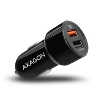 AXAGON PWC-QC5 QC3.0 és 2.4A fekete autós töltő 12-24V két USB port