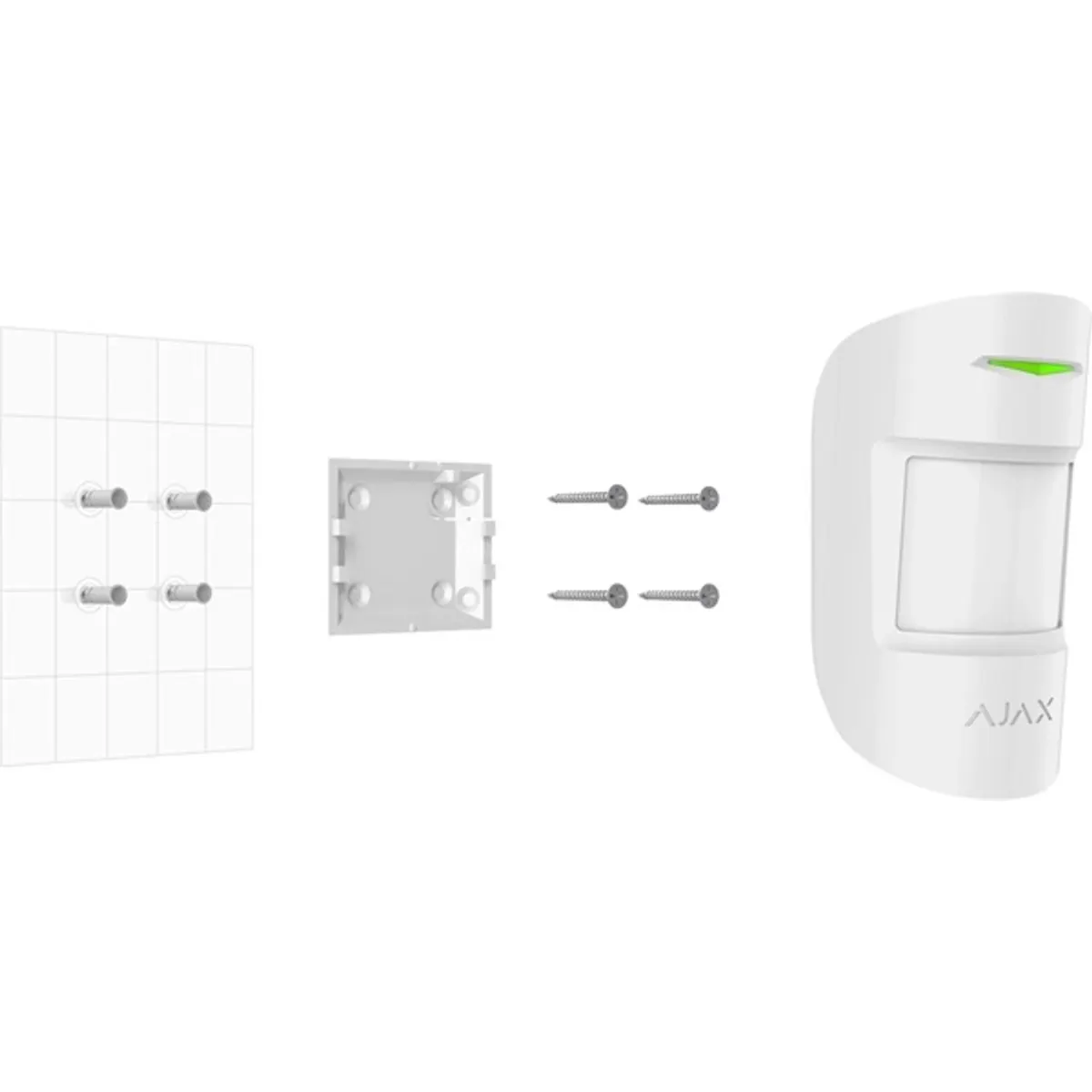 Ajax 20290 StarterKit Plus fehér felületre szerelhető beltéri központ 868MHz Jeweller 230Vac #3