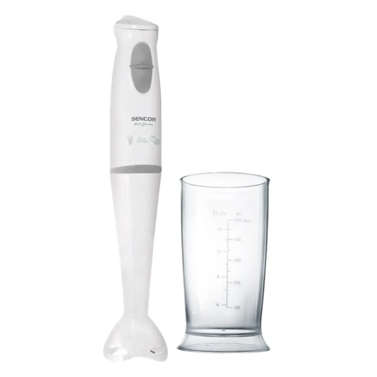 SENCOR 40023061 Botmixer fehér 400 W 2 fokozat 500 ml keverőpohár #1