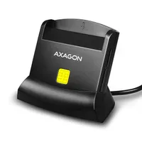 AXAGON CRE-SM2 smart kártyaolvasó 4-nyílású SD, microSD, SIM USB 2.0