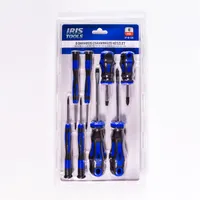 IRIS TOOLS DT-8-130 csavarhúzó készlet 8 darabos PH0x50 PH00x50 3.0x50- 2.4x50-