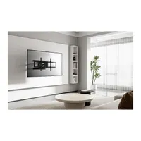 Stell 35061032 fali konzol acél fekete 60 kg forgatható billenthető kábelrendező 1 db 43"-100" Vesa 200x100-800x400 #7