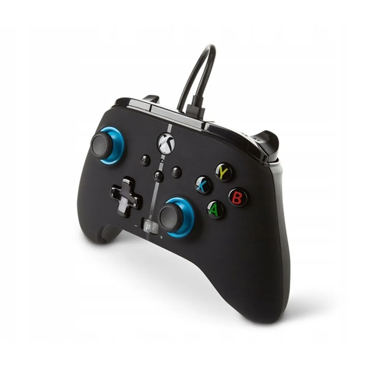 PowerA 1518817-01 Enhanced wired kontroller Xbox Series X és S PC Xbox One, 3 m, fekete-kék, 19 gomb, rezgő #3