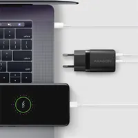 AXAGON ACU-PQ30 Hálózati töltő 1x USB-C 1x USB-A 30W PD 3.0 QC 3.0 fekete #5