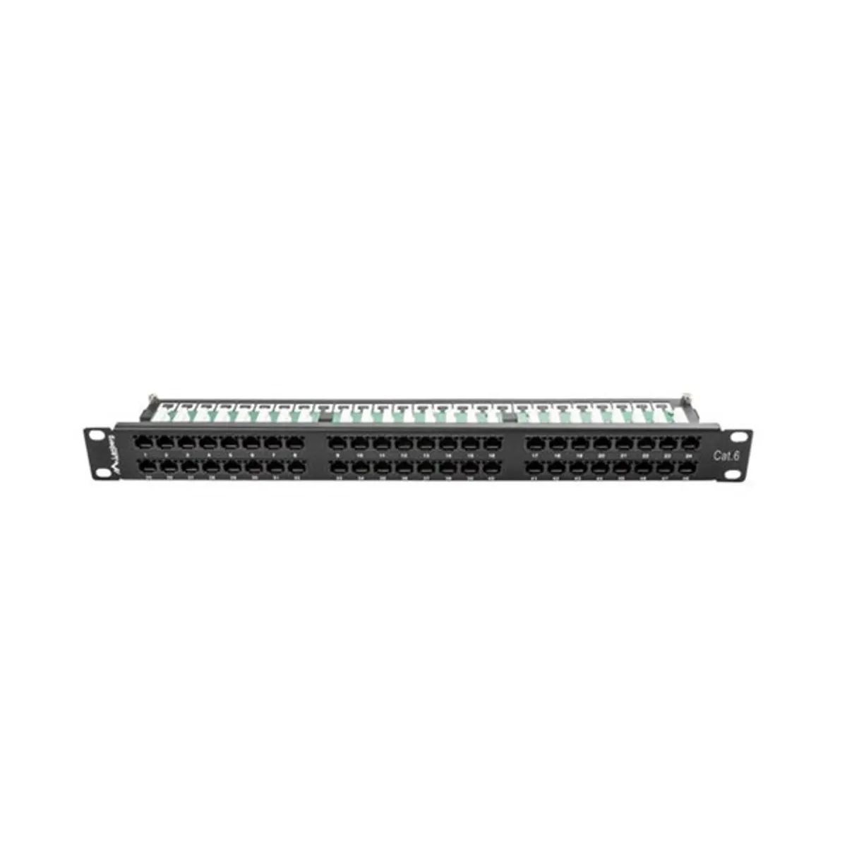 Lanberg PPU6-1048-B Patch panel 48 port cat6 1U 19" fekete #2