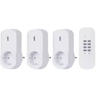 EMOS P0069 3db-os távirányítható hálózati aljzat schuko IP20 fehér 230V 1000W 433,92 MHz #2