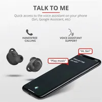 Trust 23256 Duet XP fülhallgató fekete Bluetooth IPX5 4 óra #7