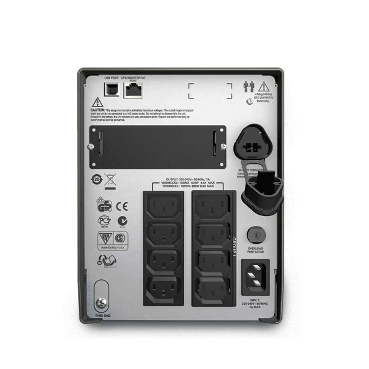 APC SMT1500IC Smart-UPS Line-interaktív LCD 230V 1500VA 1000W 8x C13 USB SmartConnect #2