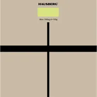HAUSBERG HB-6003AB HB-6003AB fehér személymérleg LCD 180,0 kg 0,1 kg