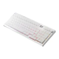 AVAX AVAX_GM03Y_PRO_WHITE GM03Y Pro fehér magyar kiosztás, mechanikus, Gateron Yellow, RGB, numerikus billentyűzet, tri-mode