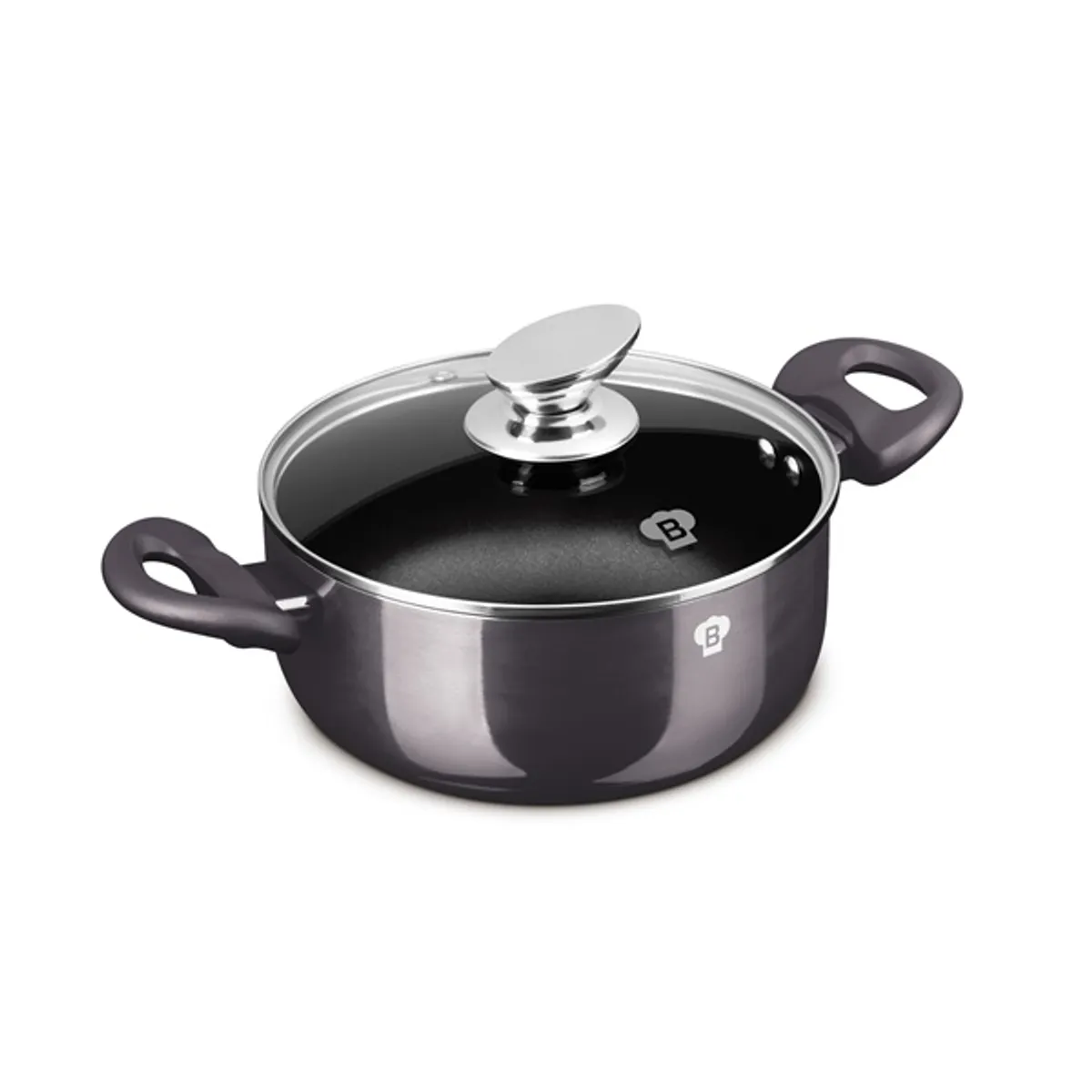 Blaumann BL-3963 lábas fedővel 2,5L, 20 cm, alumínium, tapadásmentes, indukciós, mosogatógépben mosásra alkalmas #1