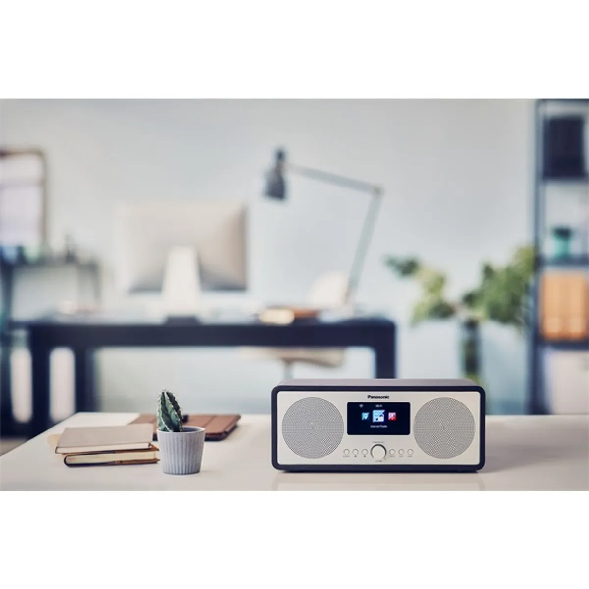 Panasonic RF-D40EG-K DAB FM internetes Bluetooth WiFi USB TFT LCD távirányító óra ébresztő #9