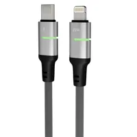 AVAX_CB635 STEELY LED 100 cm 27W USB-C - Lightning fekete #2
