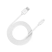 CANYON CNS-MFIC12W MFI-12 USB-A Lightning kábel Adat- és töltőkábel fehér 200 cm