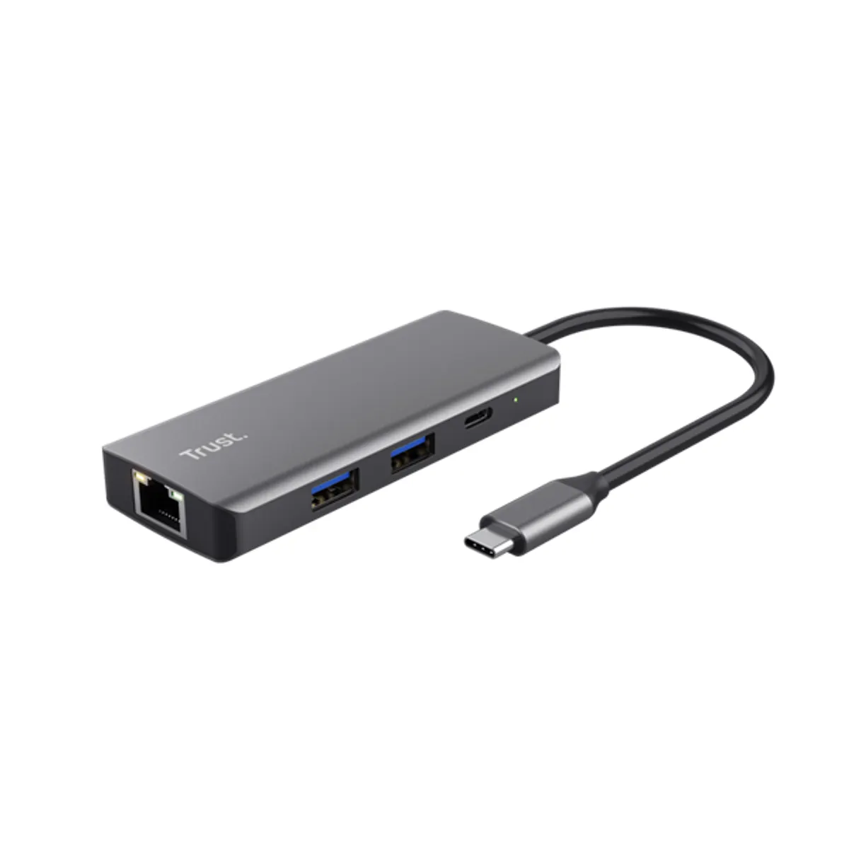 Trust 24968 Dalyx 6-in-1 USB-C Multi-Port Adapter HDMI LAN 4 USB portok #1