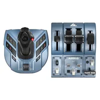 Thrustmaster 4460217 TCA Captain Pack X Airbus Edition Kék, Fekete 21 gombos Vezetékes PC Xbox One Xbox Series oldalsó botkormány és quadrant #5