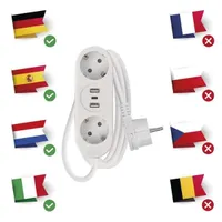 Emos P0221U Elosztó Schuko 1x USB-C 2x USB-A 150 cm fehér #4