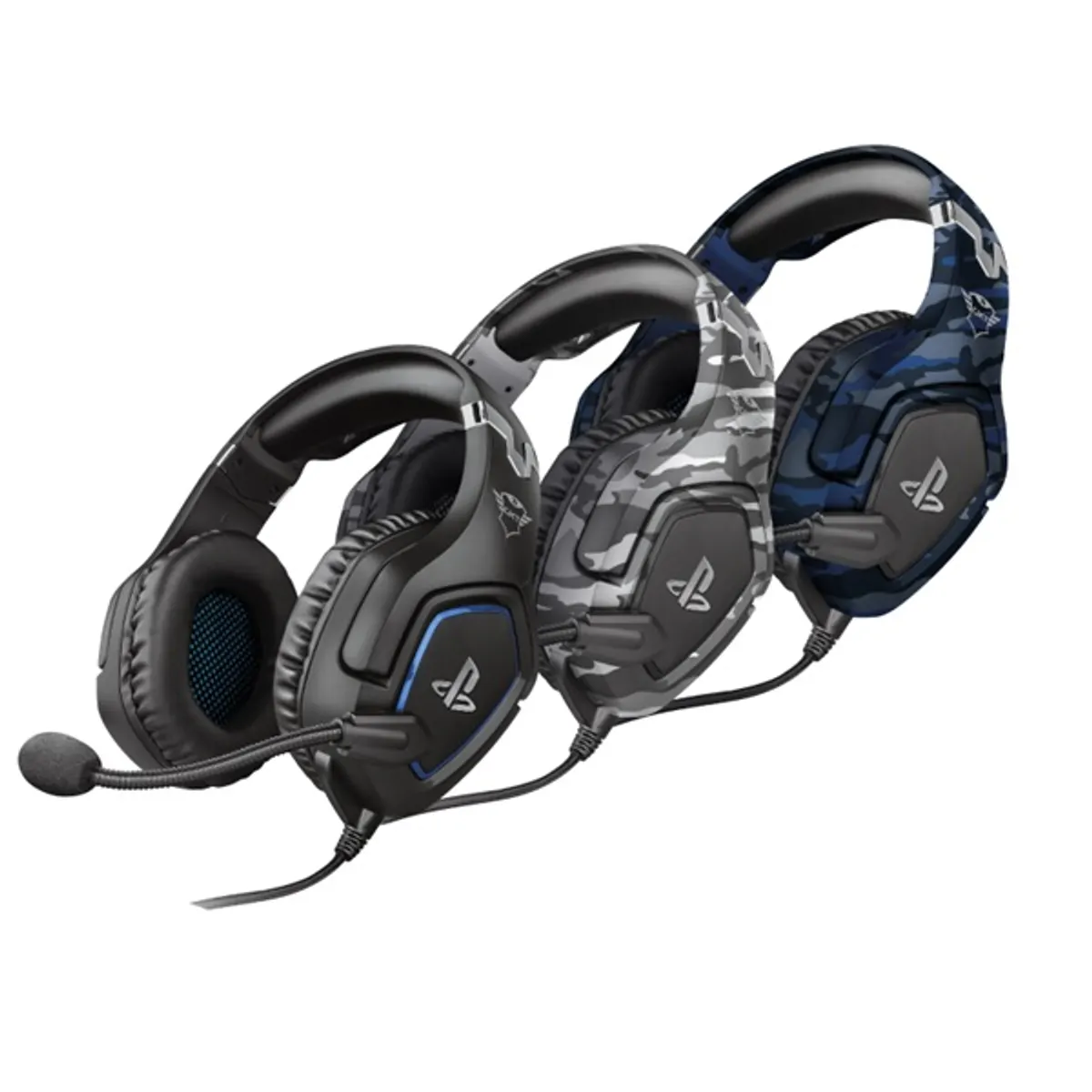 TRUST 23532 GXT 488 Forze kék 50 mm 2.0 headset PS4 PS5 120 cm kábel 3,5 mm jack 32 ohm #6