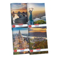 Herlitz 09542465 City A4 32 oldal mintás füzet polipropilén fedél álló