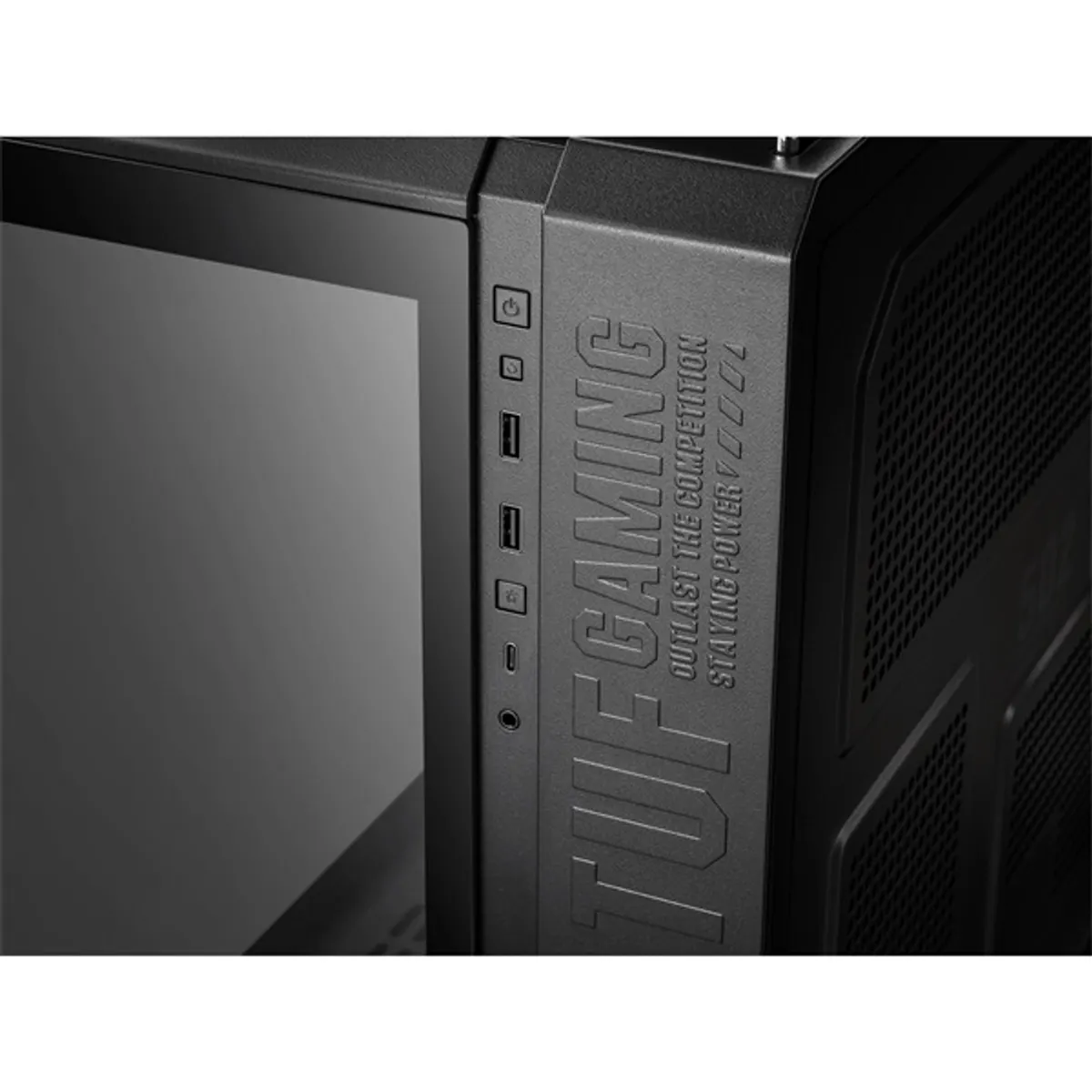 ASUS 90DC0090-B19010 GT502 PLUS fekete ATX 4 beépített ventilátor USB 3.0 fejhallgató csatlakozó #9