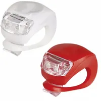EMOS P3921 kerékpárlámpa szett 2x LED fehér, 2x LED piros, 10 lm, 13 m, IP43, 3 üzemmód, CR2032