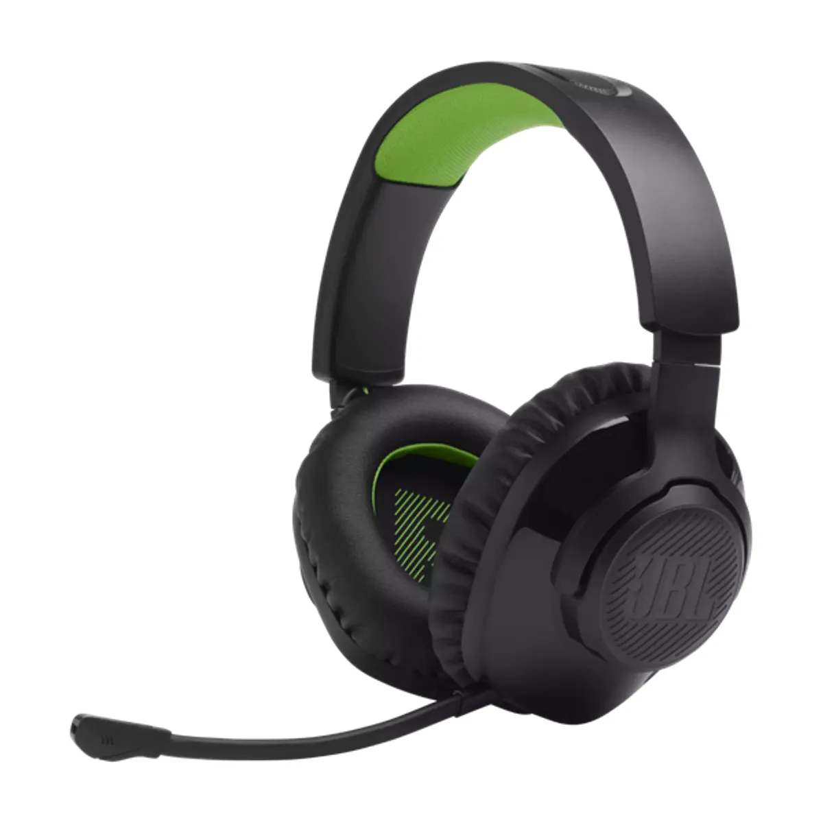 JBL JBLQ360XWLBLKGRN Quantum 360 Wireless fejhallgató 2,4 GHz Bluetooth 40 mm, 22 óra, leválasztható mikrofon, fekete-zöld #1