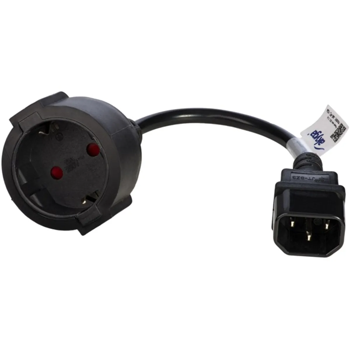 AKYGA AK-PC-10A Tápkábel IEC C14 - Schuko 15 cm #1