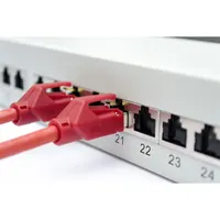 DIGITUS DN-91624S-EA patch panel 24 port 1U 19" CAT6A árnyékolt szürke #6