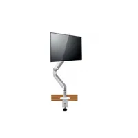Spire CG-UGOZ-1S asztali monitor tartó 27" VESA 100x100, 180 fok billentés, 360 fok forgás, magasság 80-410 mm, alumínium ezüst