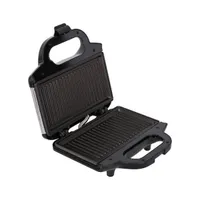 TEFAL 1500637594 2in1 szendvicssütő Ultracompact rozsdamentes acél fekete 700 W 4 db teflon bevonat jelzőfény csúszásmentes lábak #2