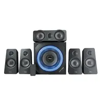 Trust 21738 GXT658 Tytan 5.1 Surround hangszórórendszer fekete, fa mélybasszus, 90 W RMS, 180 W csúcs, 3,5 mm bemenet, vezeték nélküli távirányító #2