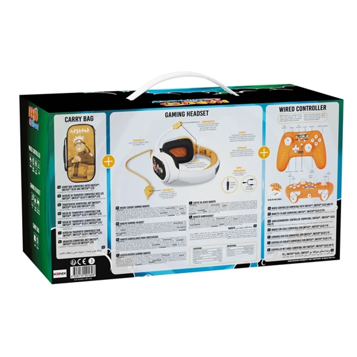 Konix KX-NARU-GP-NS Naruto Nintendo Switch gamer csomag #2